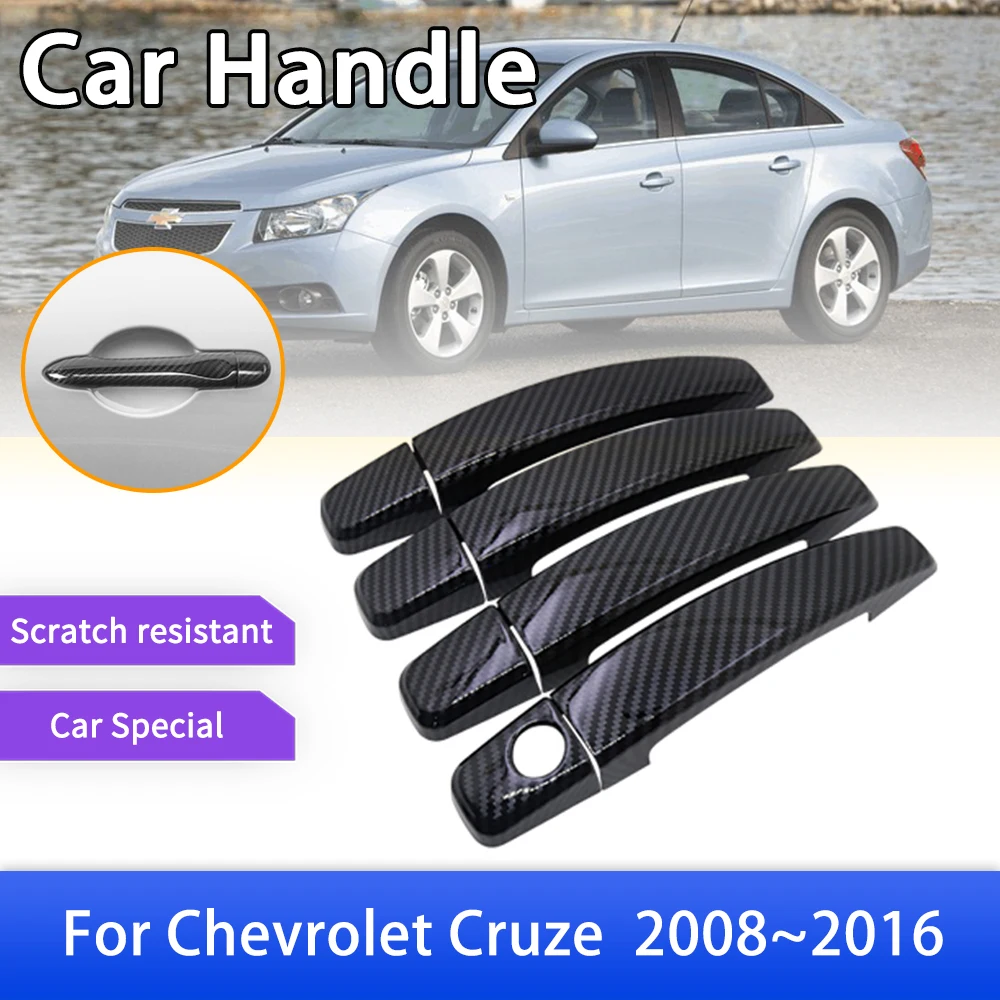 Für Chevrolet Cruze J300 2008 ~ 2016 Daewoo Lacetti Carbon Faser Türgriff  Abdeckung Trim Auto Externe Zubehör Aufkleber 2009 2010 - AliExpress