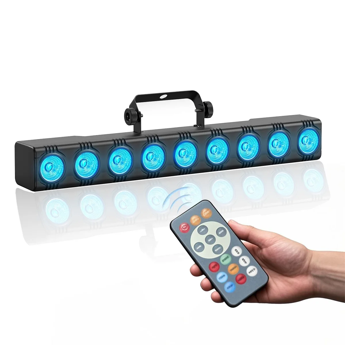RGBW 9LED Wall Wash Light DMX512 Led Bar Laser Party Line Sound Control Spot Sta