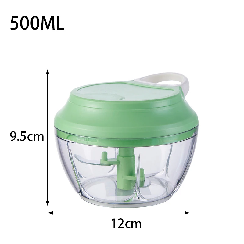 MORGIANA Mini Food Chopper, Manual Vegetable Grinder for Garlic