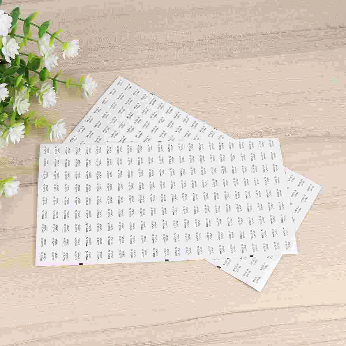 

14440 Pcs Made in China Stickers Waterproof Self Adhesive Labels Package Stickers Show Country of Origin on China Imported