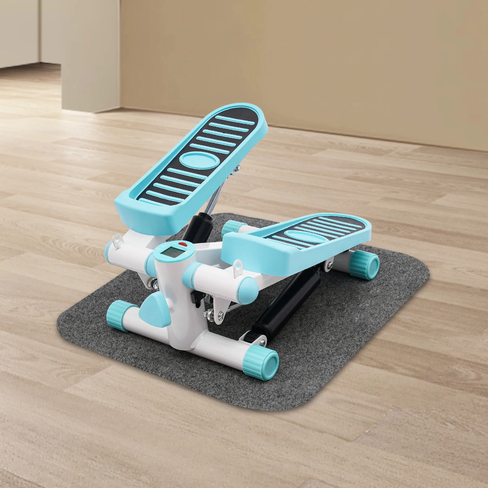 Portable Exercise Stepping Machine Fitness Stepper Fitness Mini Stepper for Home Office Workout Gym