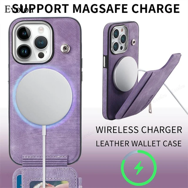 Purple MagSafe Folio for iPhone 14 Plus