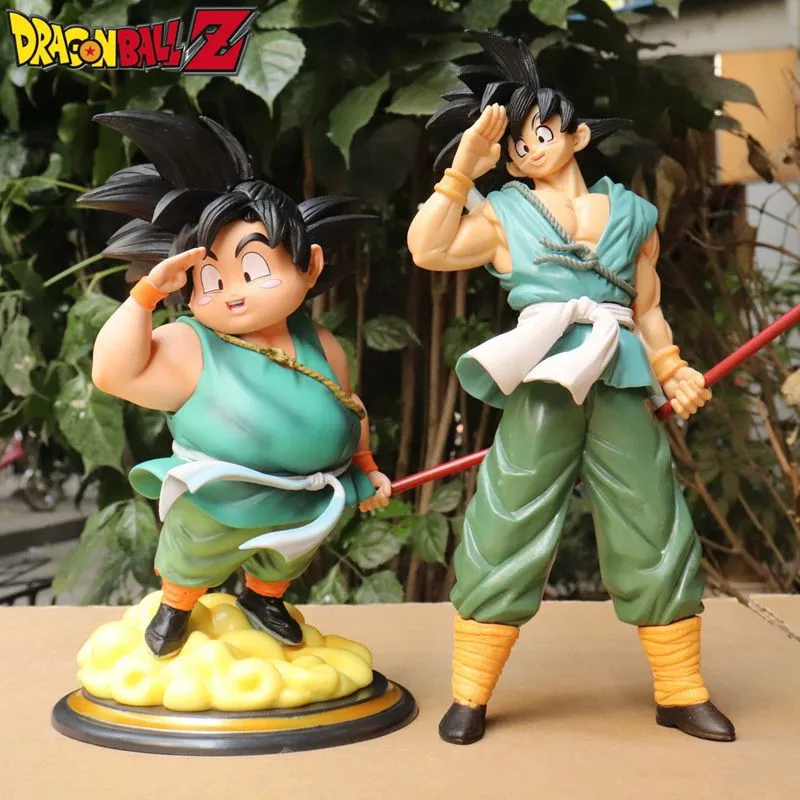 Anime Dragon Ball Lz Super Msp Fat Bye Goku Somersault Cloud Super Saiyan Chocolate Black Comic Version Modello Da Collezione Toy