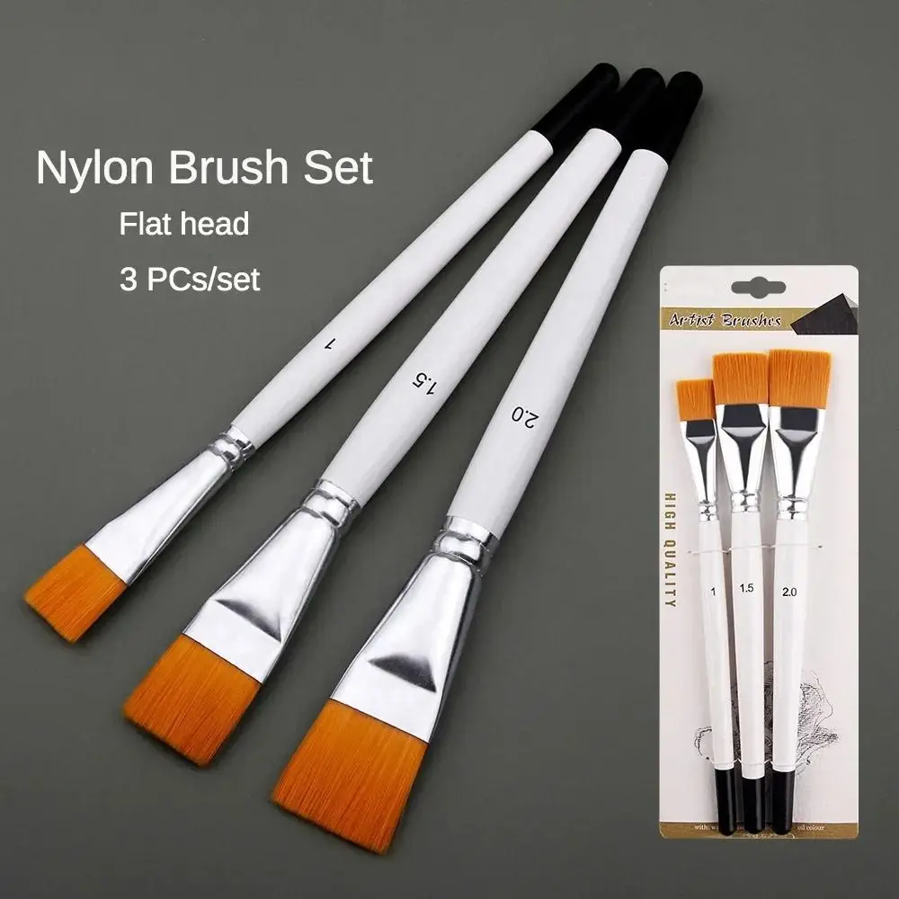 Nylon Watercolor Oil Painting Brush Set for Artists Students