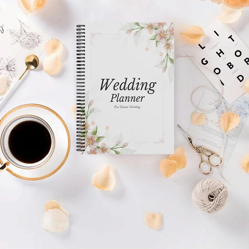 Wedding Planning Wedding To Do List Wedding Planner Book and Organizer Hardcover Engagement Organizer Notebook 5