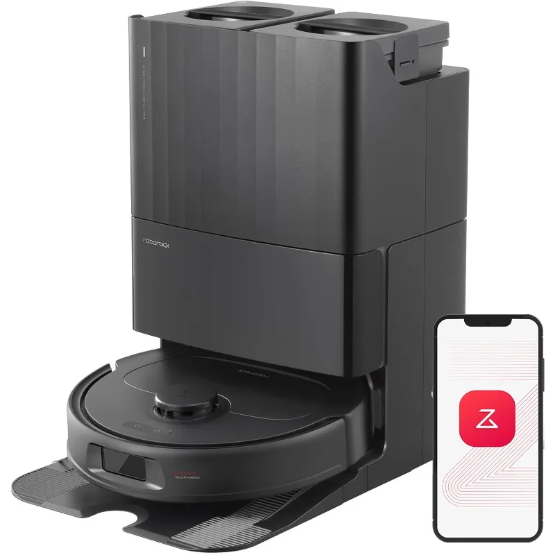 roborock Qrevo S Robot Vacuum and Mop, Self-Drying, Auto Mop Washing, 7000Pa Suction, Self-Emptying & Refilling,10mm Mop Lifting