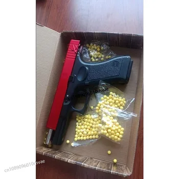 New metal black  pistol simulation pistol outdoor combat shooting BB bullets boy birthday Christmas gift 2025 1