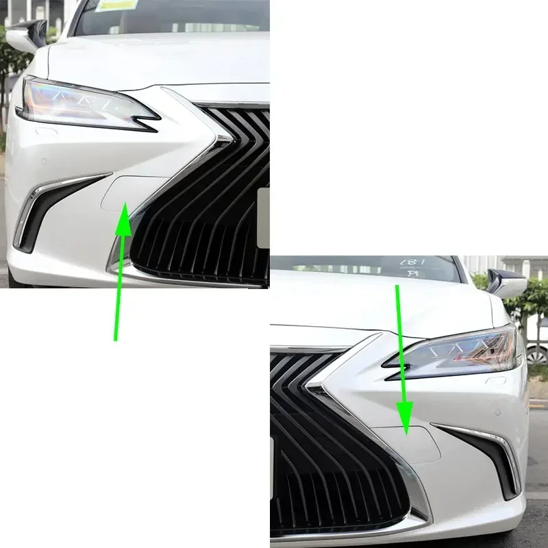 렉서스 ES ES200 ES250 ES260 ES350 ES300H 2018 2019 2020 2021 자동차 앞 범퍼 견인 후크 커버, 트레일러 견인 아이 캡 뚜껑