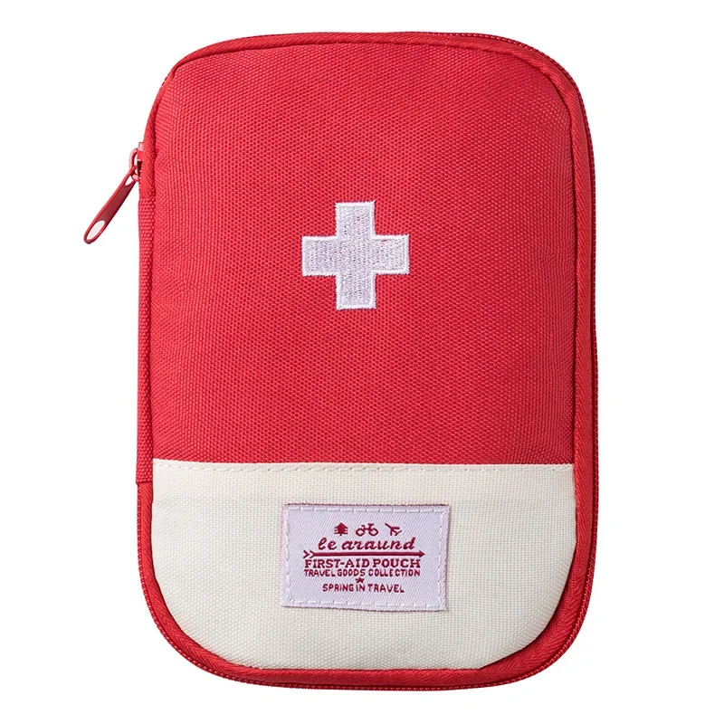 Kit de primeros auxilios para el hogar, camping, kit de emergencia/botiquín  de primeros auxilios de viaje para automóvil, pequeña bolsa de primeros