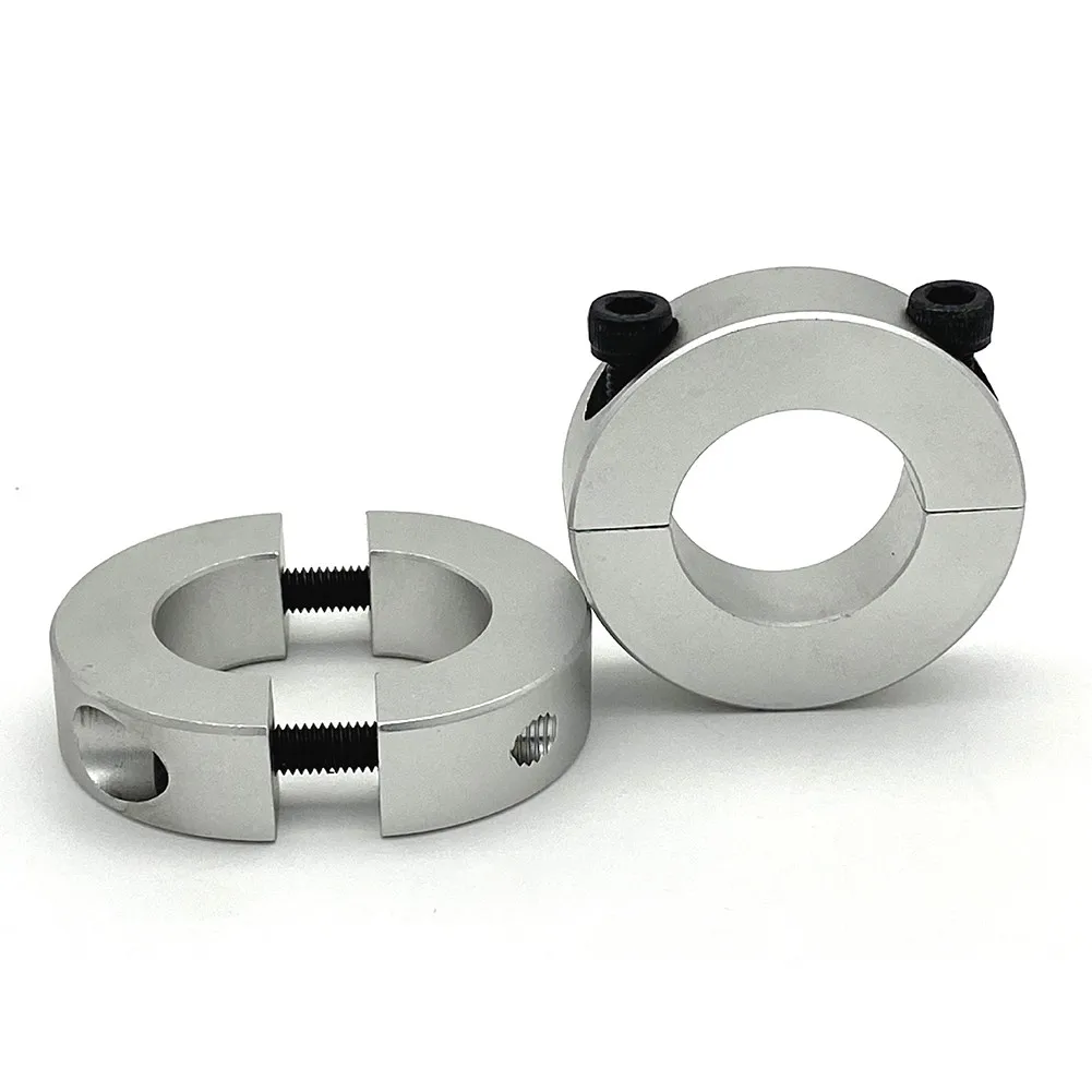

13mm-30mm Fixed Rings Double Split Aluminum Alloy Clamp Collar Clamp Type Double Split Shaft Collar Brand New Hand Tools