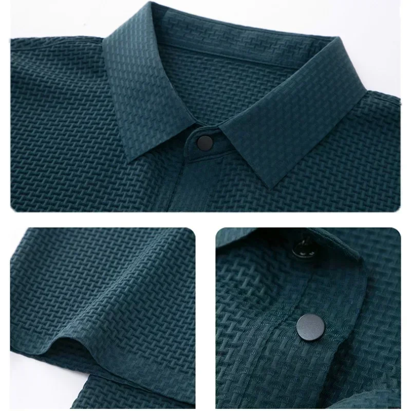 Men's Short Sleeve T-shirt POLO Shirt Business Casual Sweat-absorbing Top Summer M-4XL mens golf shirt