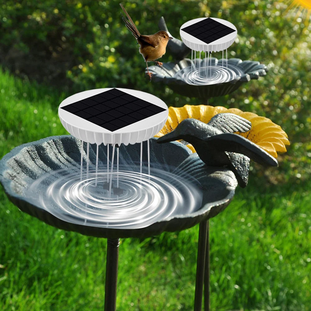 

Solar Water Wiggler For Bird Bath Water Wiggler Bubbler With Solar Top Board Water Wiggler Bird Bath Water Agitator For Garden