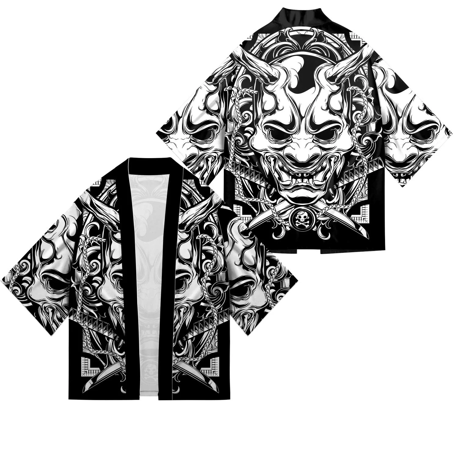 Japanese Kimono Clothes Women's Kimono Cardigan Japanese Mensamurai Costume Anime Streetwear Male Yukata Harakuju Asian