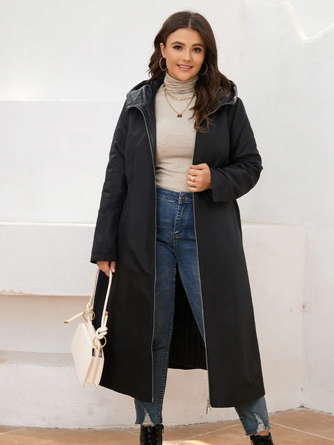 Plus Size Winter Coat Hood - Winter Jacket Women - AliExpress