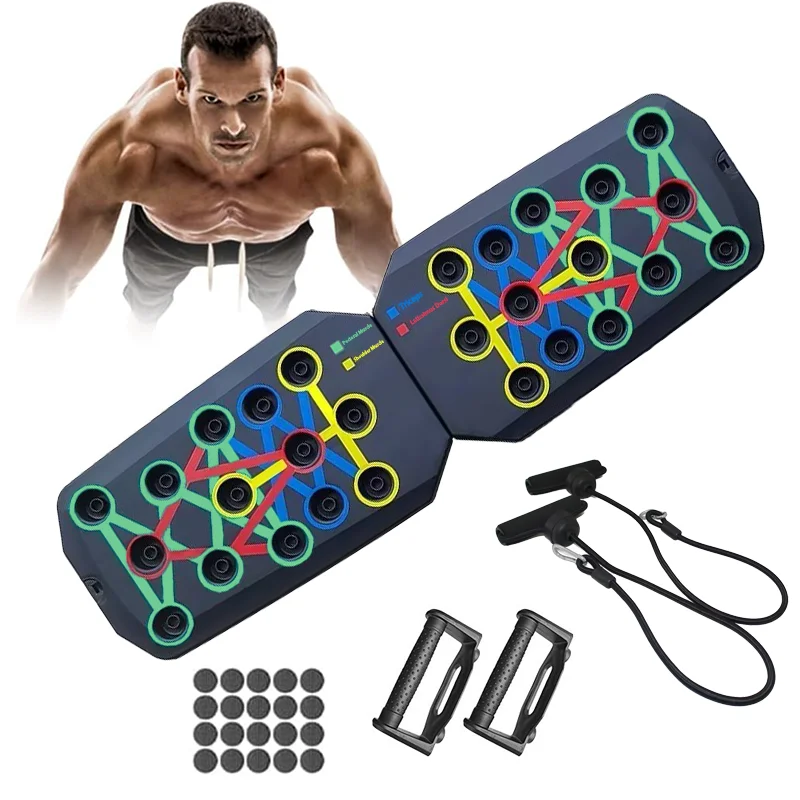 Push-up Plate Men's Practice Pectoral Muscle Multi-functional Bracket Push-up Auxiliary Artifact Home Fitness Equipment