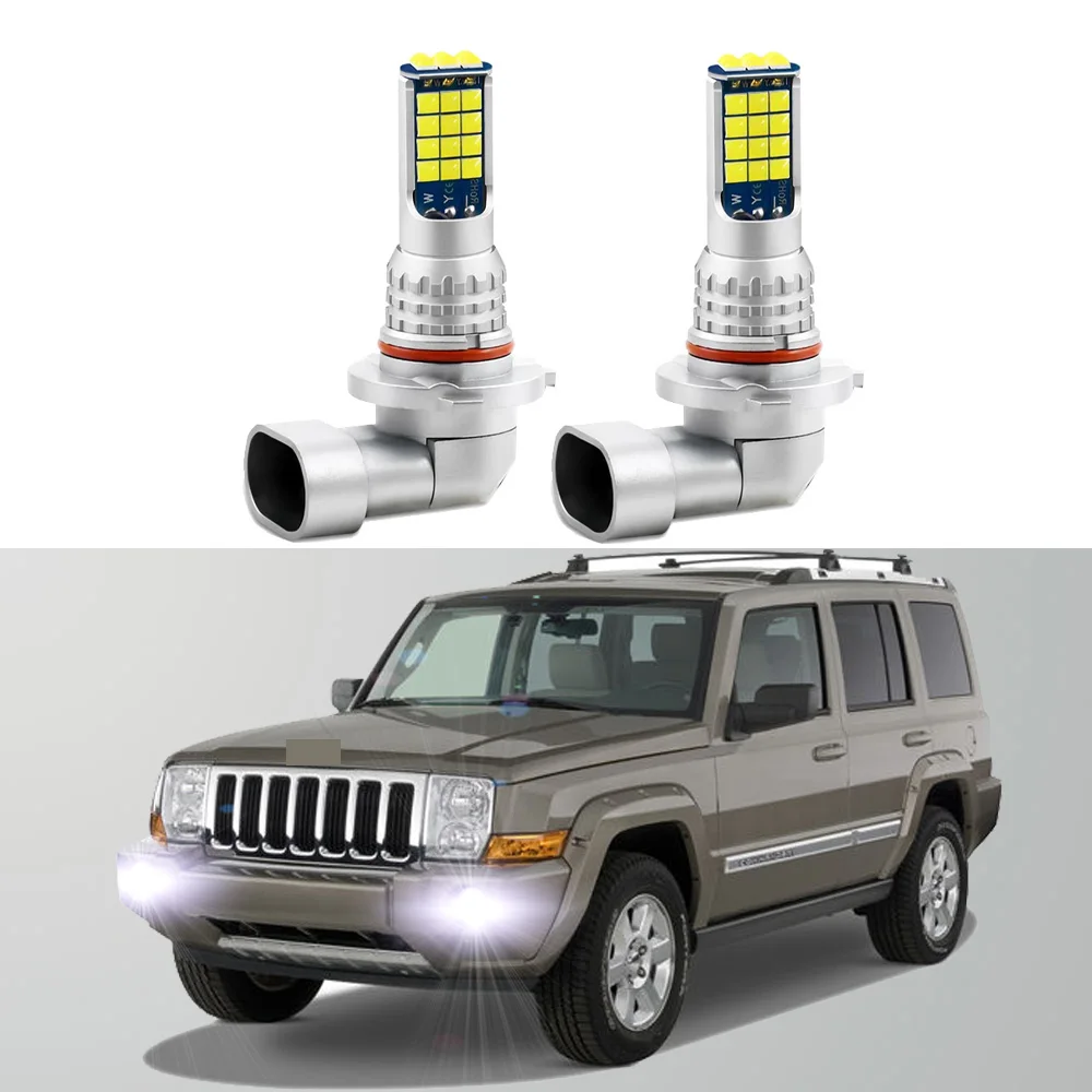 

2pcs Led Car Fog Lamp For Jeep Commander 2005 2006 2007 2008 2209 2010 Front Fog Light Bulb Car Accessories Canbus