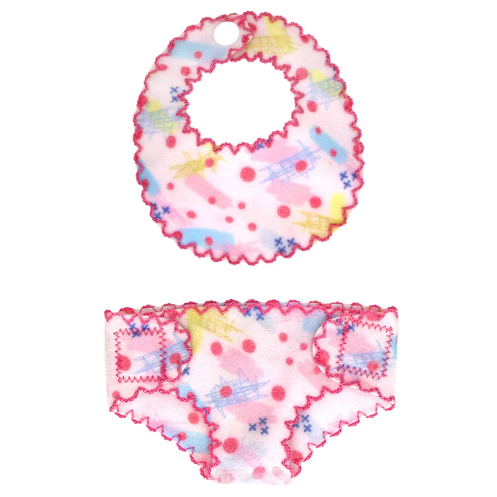 

12" Girl Clothes 30-38cm Baby Dollss Bib Feeding Accessories Underpants Baby Dollsss Girl Boy Costume