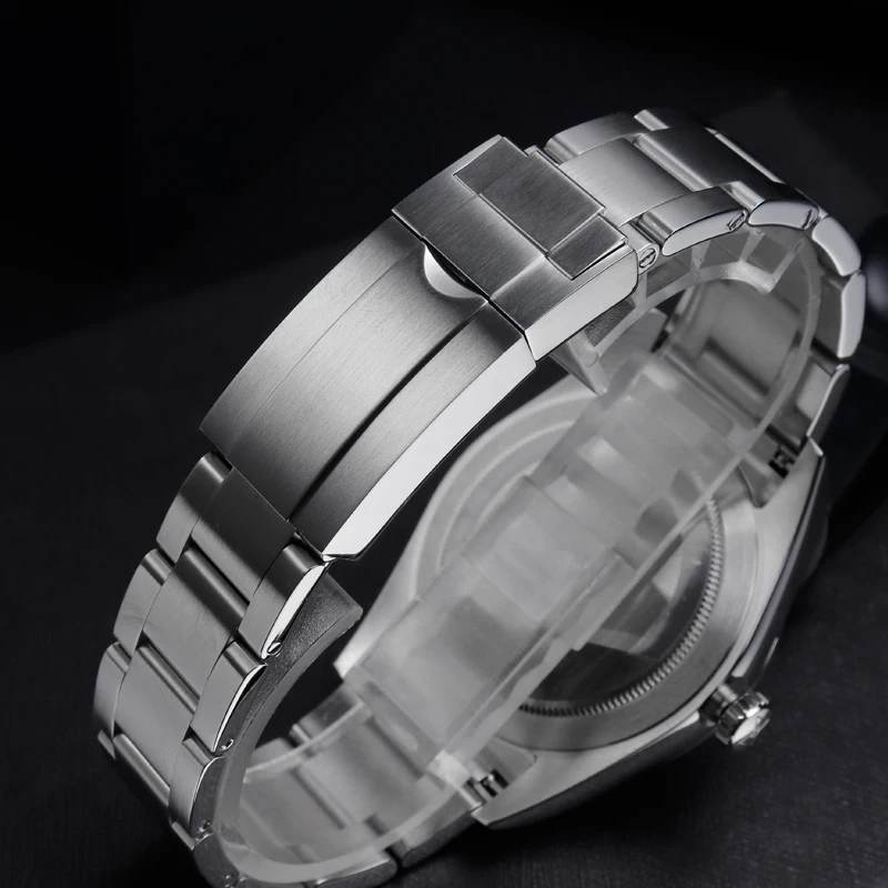 Cronos EX 다이버 기계식 남성용 시계, 39mm 오토매틱 사파이어 유리 부시드 팔찌 10ATM L6016