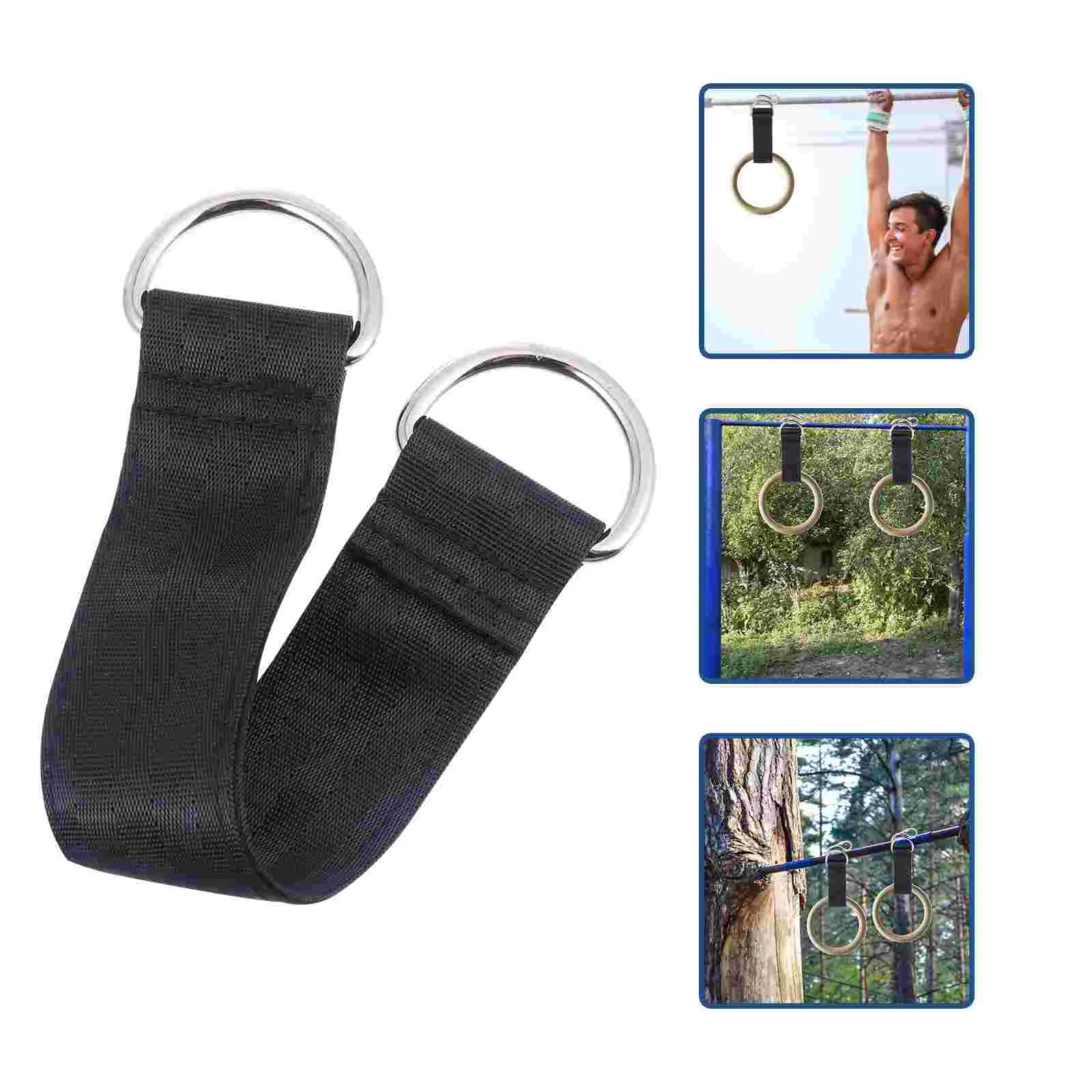 

1pc Horizontal Bar Hanging Straps Exercise Grips Gymnastic Ring Belt Training Straps