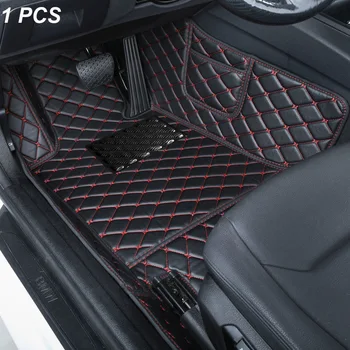 Tappetini Auto automobilistici personalizzati per Mercedes W124 1985 1986 1987 1988 1989 Auto Luxury Leather uomo donna tappetini Auto copertura completa