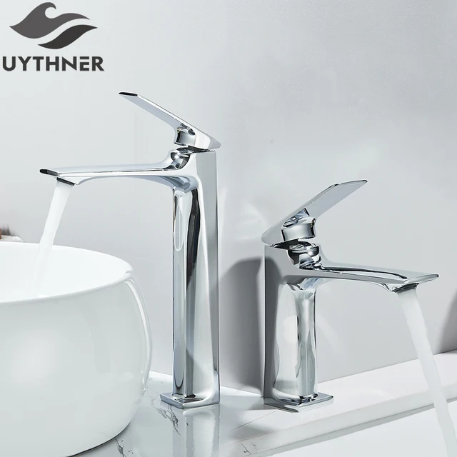 ก๊อกน้ำอ่างล้างหน้าโครเมียม ก๊อกน้ำอ่างล้างหน้าสีดำ ก๊อกน้ำอ่างล้างหน้าสีขาว ก๊อกน้ำผสมร้อนเย็น ก๊อกน้ำอ่างล้างหน้าแบบผสม 1