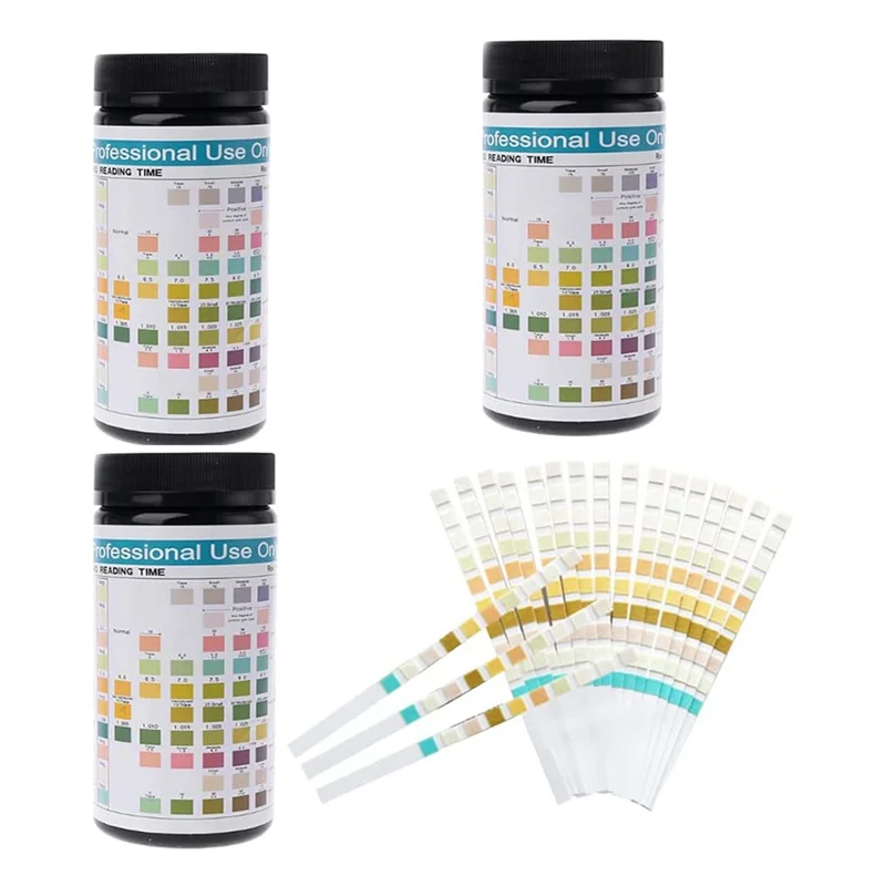 

10 Parameter Test Strip Reagent Strips - 300PCS Pack
