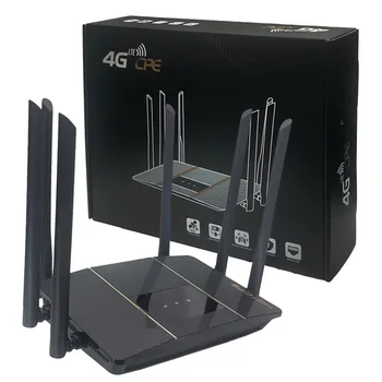 4G LTE Router Wireless Router Signal Amplifier 300Mbps 4G WiFi Router with SIM Card Slot 4G CPE Modem Router for Home Office 1