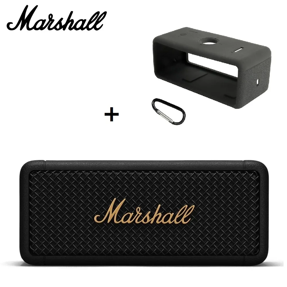 Original Marshall Emberton Wireless Bluetooth Speaker Ipx7 Waterproof Stereo Bass Outdoor Portable Speaker Plus Protecti - Speakers - AliExpress