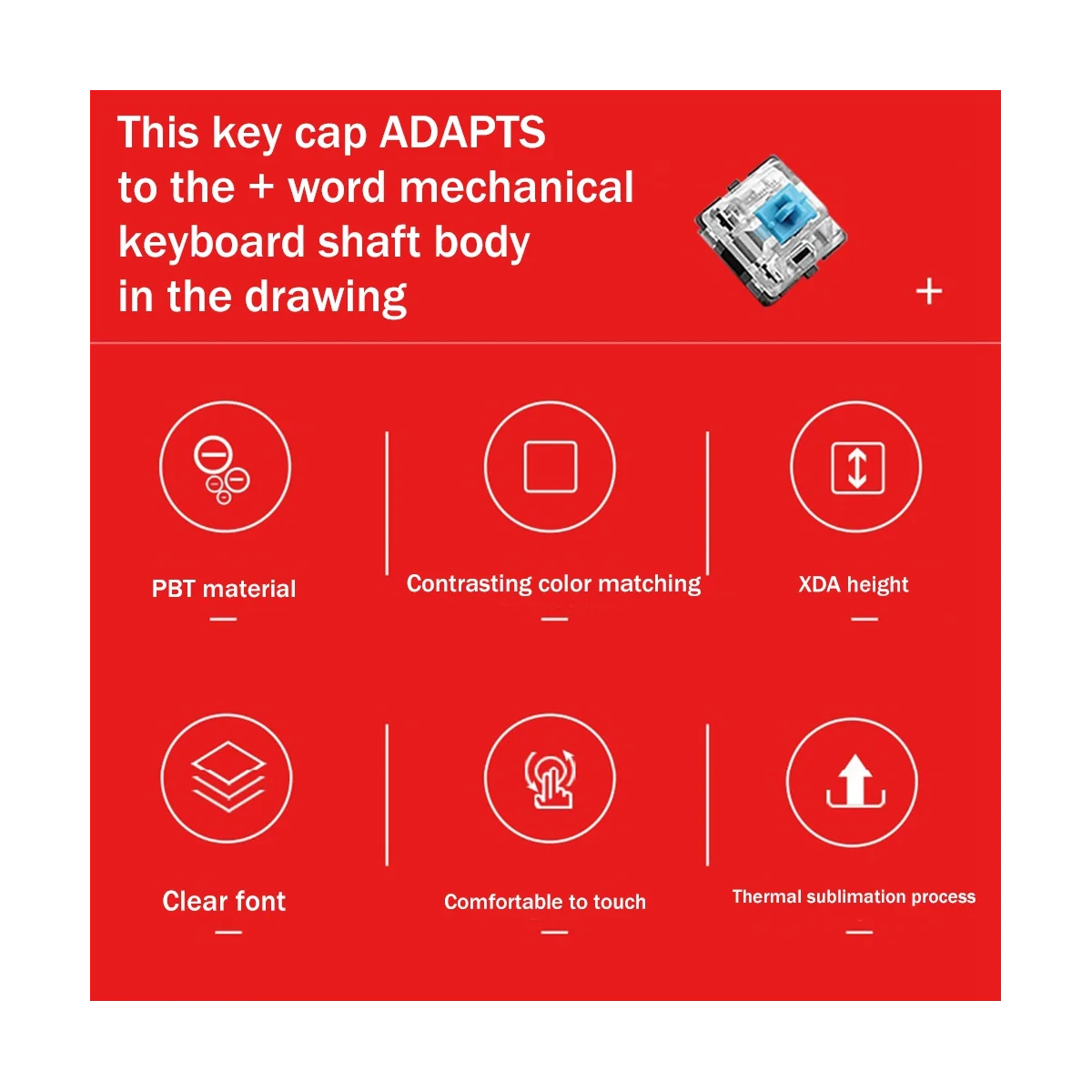 

139-Key PBT Keycaps XDA Ball Cap PBT Split Space Bar Cap -Sided Sublimation Keycaps for Most Mechanical Keyboards
