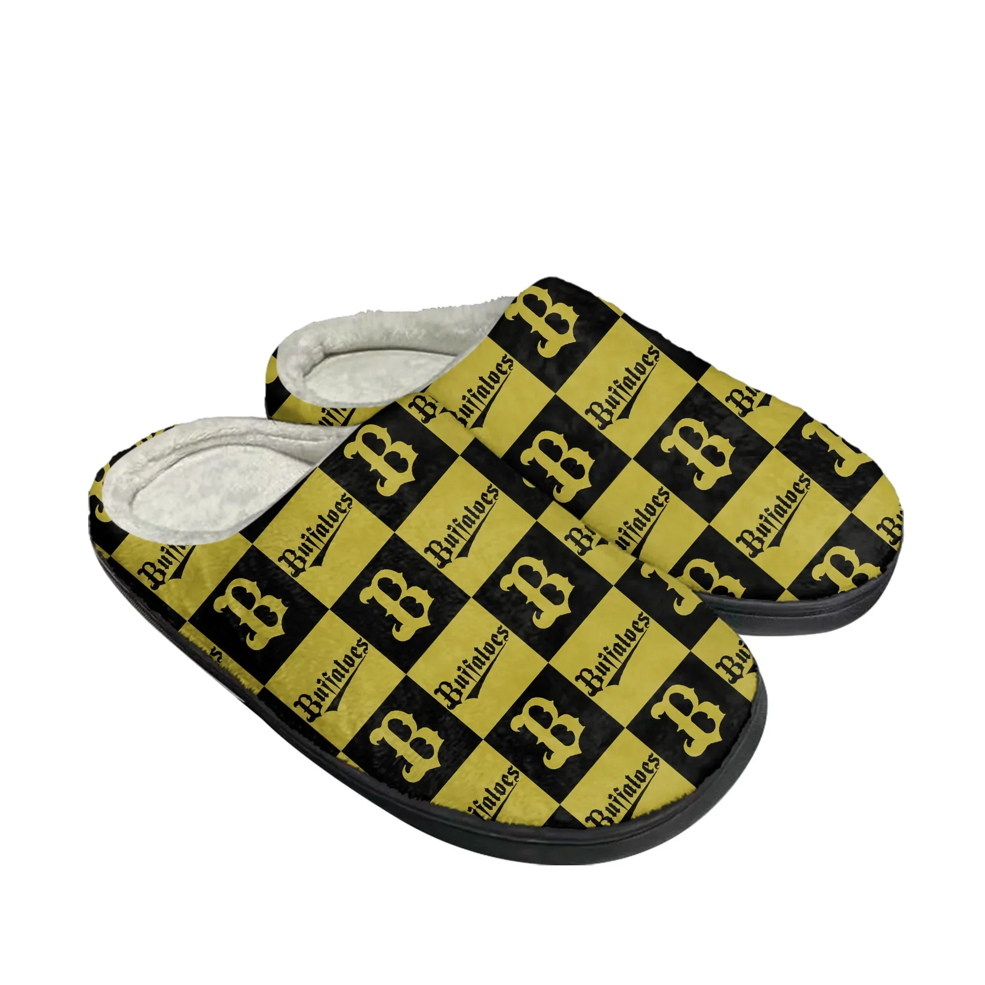 バファローズ baseball Home Cotton Slippers Mens Womens Plush Bedroom Casual Keep Warm Shoes Thermal Indoor Slipper Customized DIY Shoe