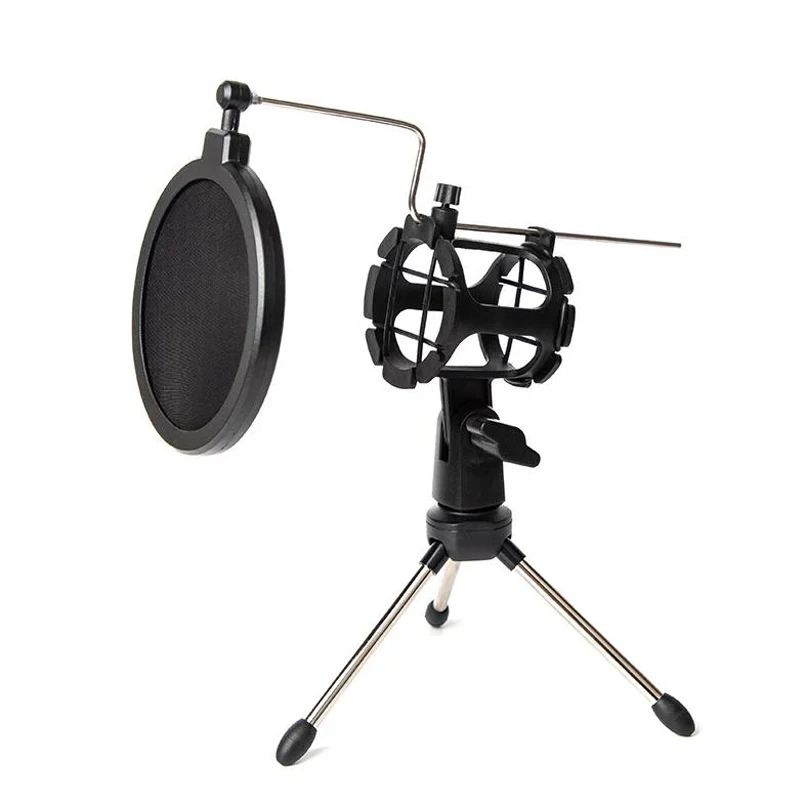 microphone for computer USB Studio Condenser Computer Microphone Kit With Stand Mic Windscreen Filter Cover Desktop Tripod for Gaming Streaming  YouTube wireless microphone Microphones