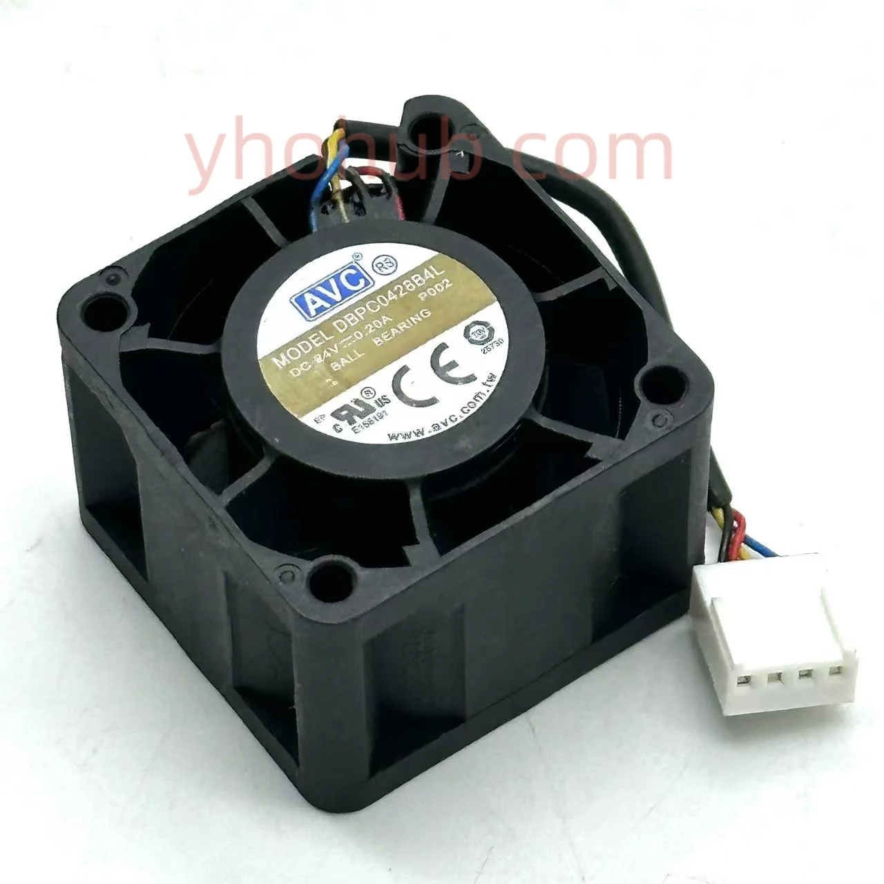 Avc Dbpc0428b4l P002 dc 24v 0.20a 40x40x28 mm Ventilador de Refrigeração do Servidor de Fios