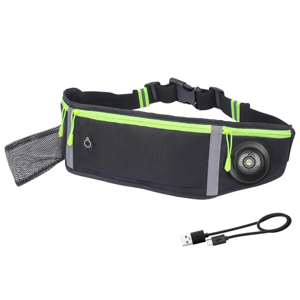 

Running Belt Fanny Pack With Light Runner Marathon Jogging Waist Pack Sport Workout Exercise Fitness For Men Women Jogger