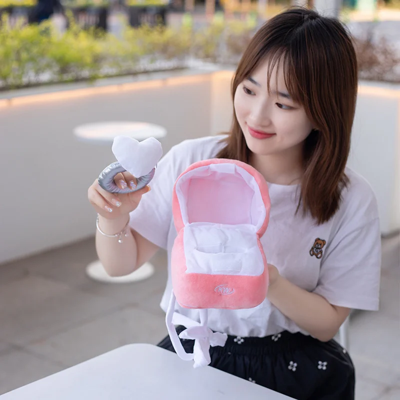 Коробка с кольцом и сердцем для собак, плюшевая игрушка, набор супер больших колец, интересующие щенков интересующие игрушки, креативные милые игрушки