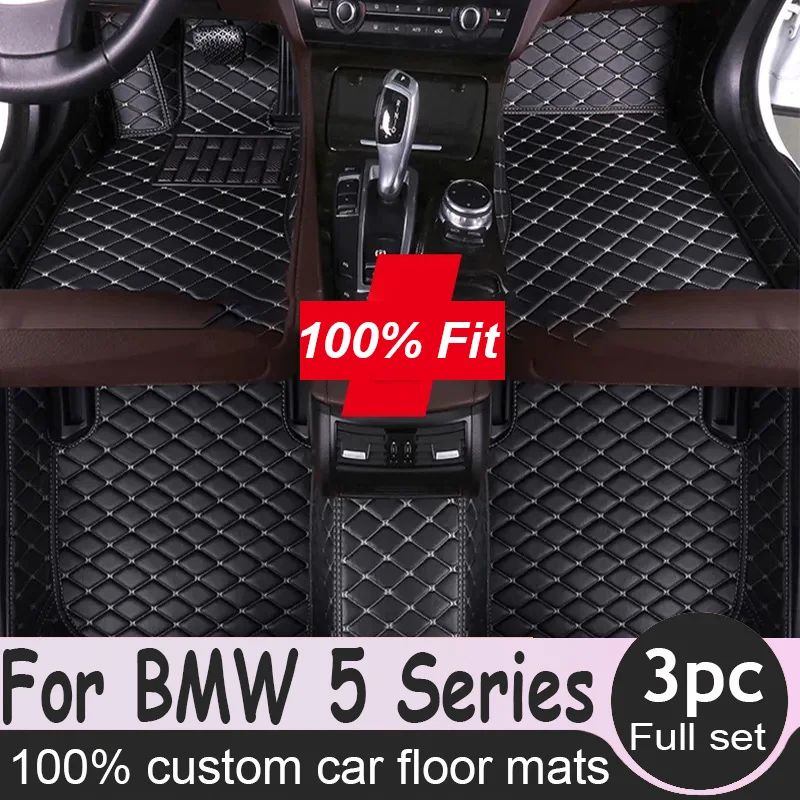 

Автомобильные коврики для BMW 5 серии E60 2004 2005 2006, индивидуальные автомобильные накладки на ножки, Автомобильный Ковер, чехол, аксессуары для интерьера