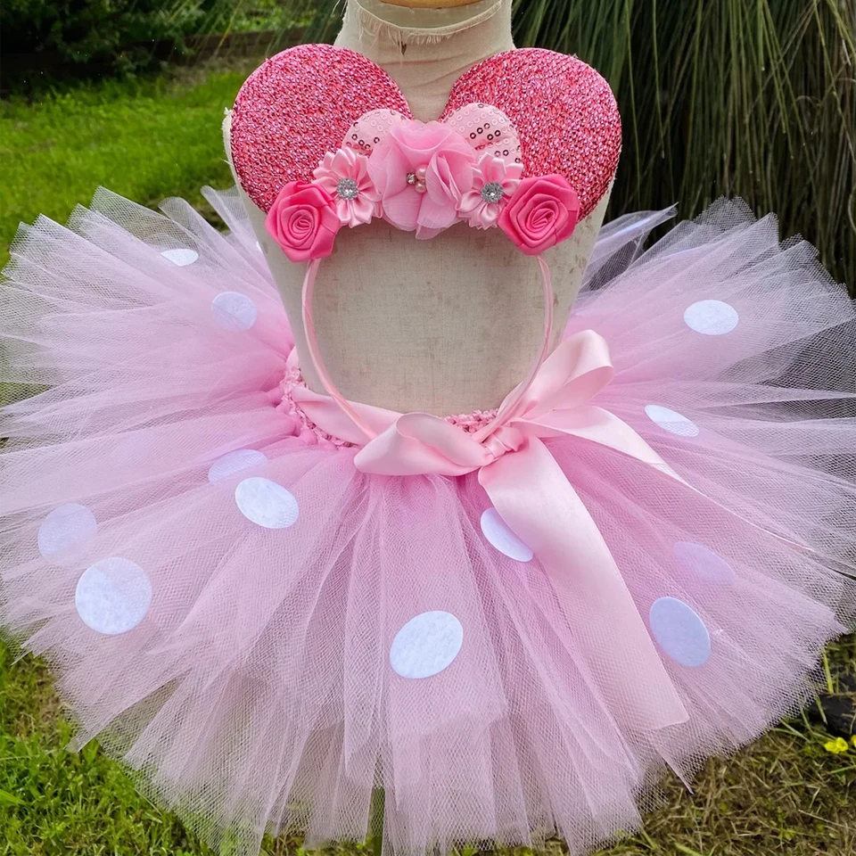 Tenue Ballerine Fille Lovelegis Jupe Tulle Avec Bandeau - Costume 1er Anniversaire Bébé Fille | Couleur Fuchsia - Taille 18/24 Mois Taille 18-24 Mois