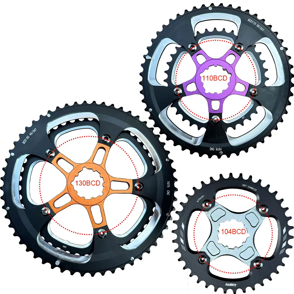 Direct Mount Chainring Converter Spider 104 110 130 BCD 4 5