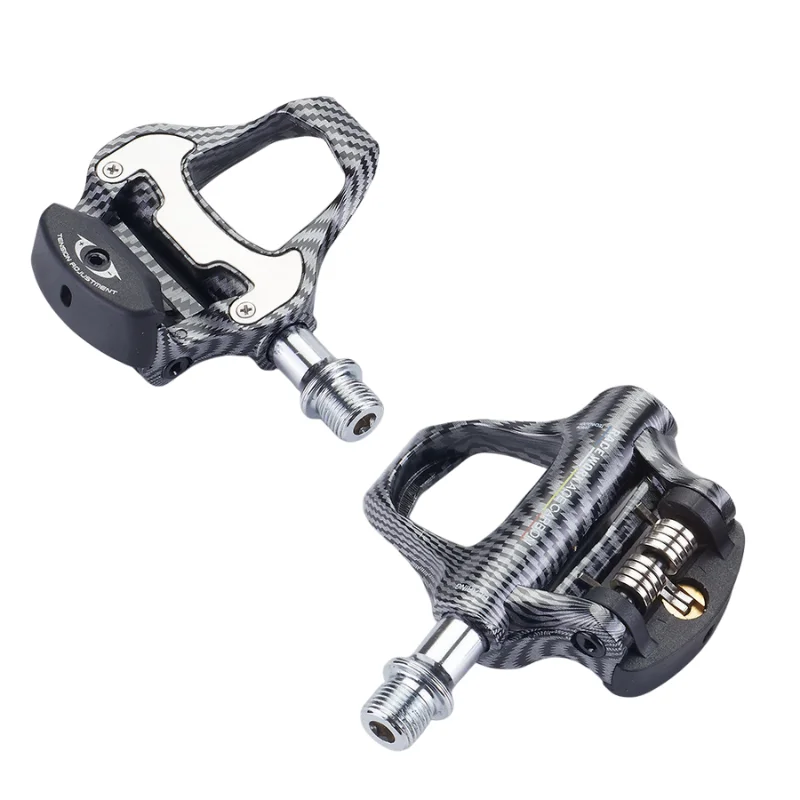 Shimano/lookKeo 자동 잠금 전문 자전거 페달에 적합한 가벼운 탄소 섬유 도로 자전거 페달 고품질