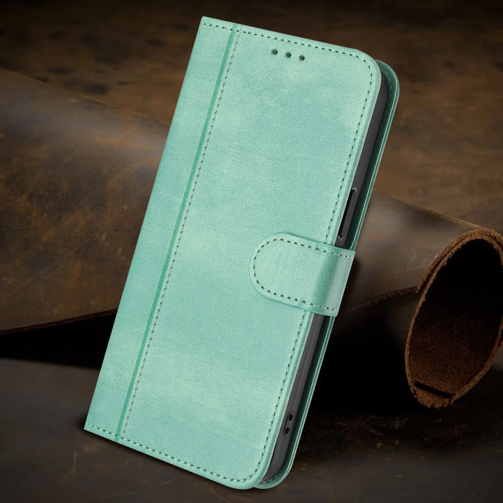 Leather Flip Back Phone Case - Elegant and Durable Design