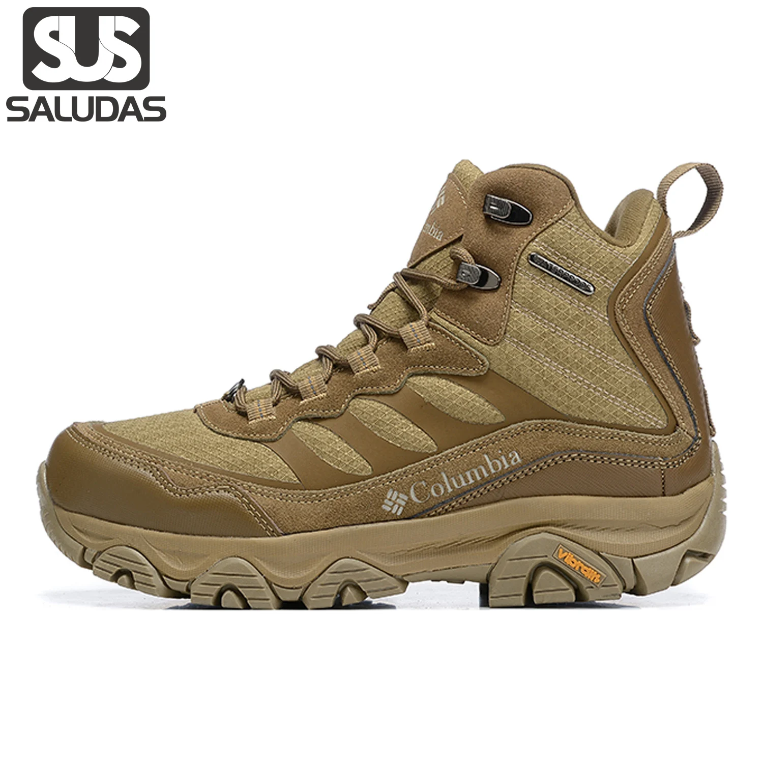 

SALUDAS Tactical Boots Men Mountain Hiking Shoes High Top Non-slip Outdoor Jungle Camping Trekking Boots Men's Hunting Sneakers