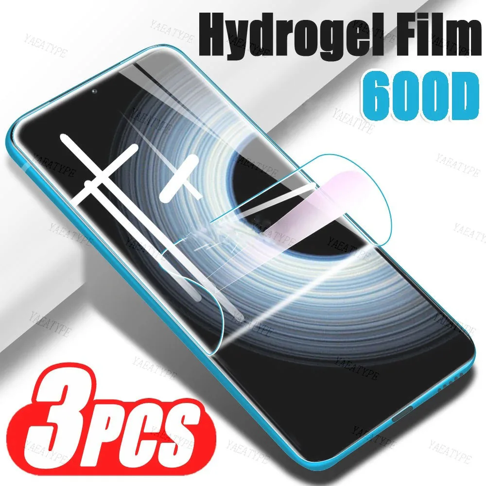 

3Pcs Hydrogel Film For Redmi K60 K60E K50i K40S Screen Protector Film For Redmi K60 K50 K40 Pro+ Gaming Ultra HD Clear Film
