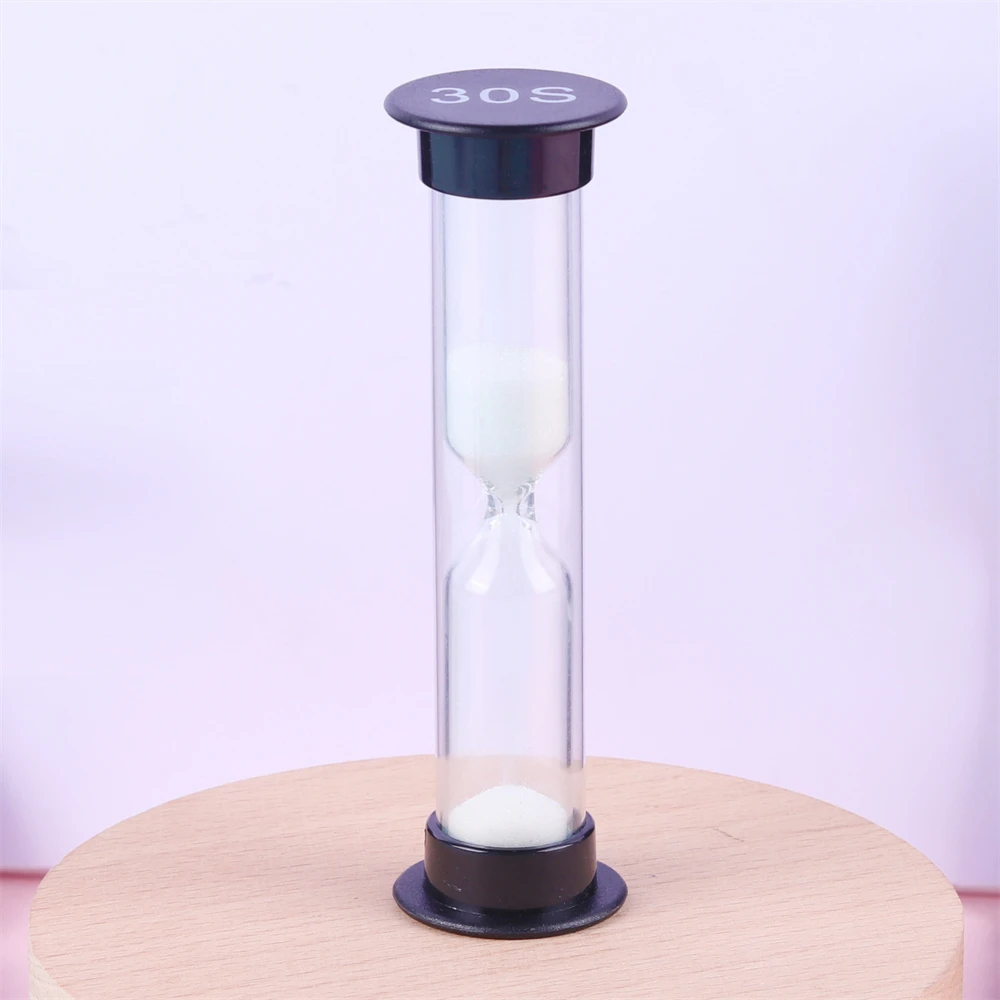 Sand Timer Liquid Hourglass Timer Colored Hourglass 30s/1min/2min/3min/5min/ 10 minutes Colored Plastic Small Hourglass Student Gift Decoration Ornament Hourglass Timer Set