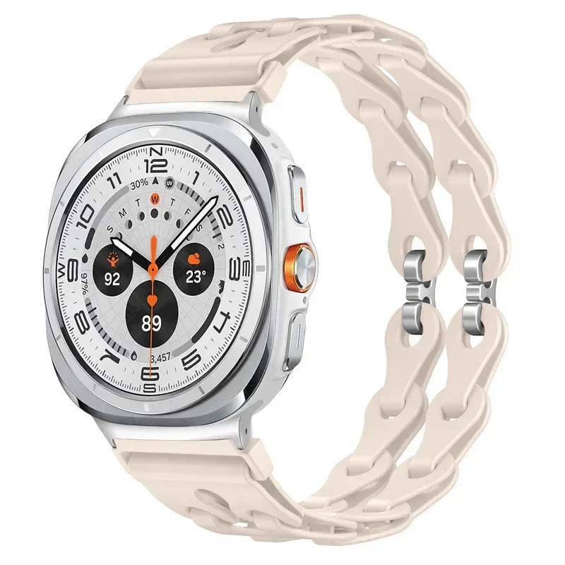 Silicone Chain Strap Replacement Wristband Bracelet
