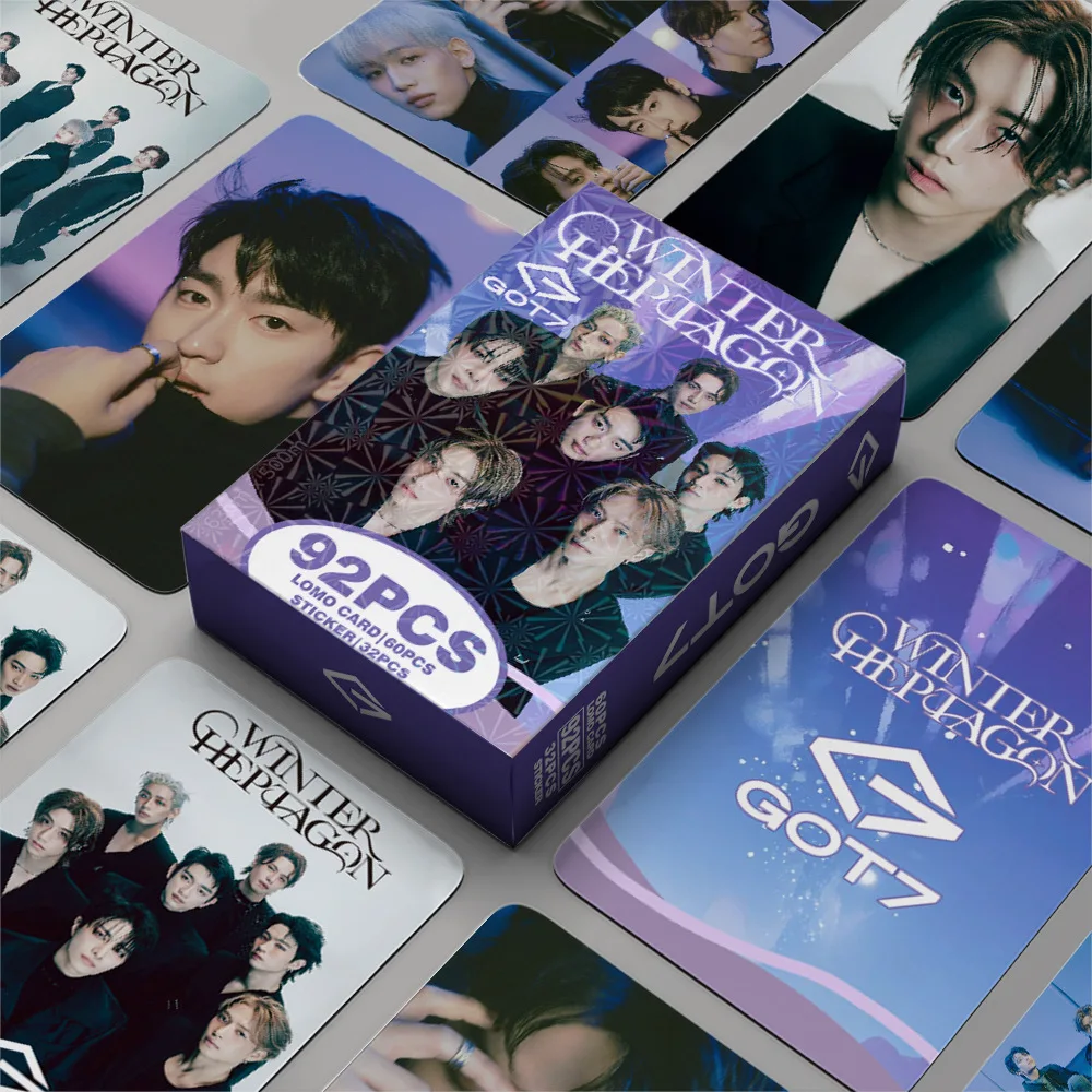Lomo Cards Album Cards Kpop GOT7 LOMO CARDS new album Breath of Love : Last Piece K-pop GOT7 Photocards HD photo cards fans gift