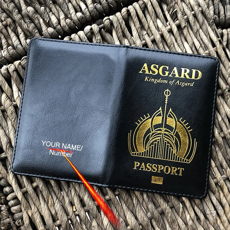 Asgard Norse Mythology Passport Cover Vikings passport holder