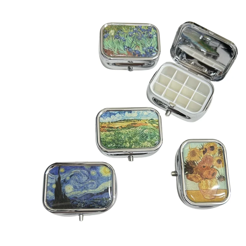 12-grid Mini Portable Watercolor Palette Mirror Paint Box Pigment Moisturizing Box Travel Sketch Painting Art Supplies