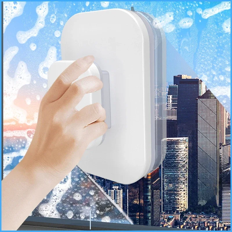 Magnetic Window Cleaner Clean Glasses Household Cleaning Windows Cleaning Tool Scraper for Crystals Glass Magnet Brush Wiper