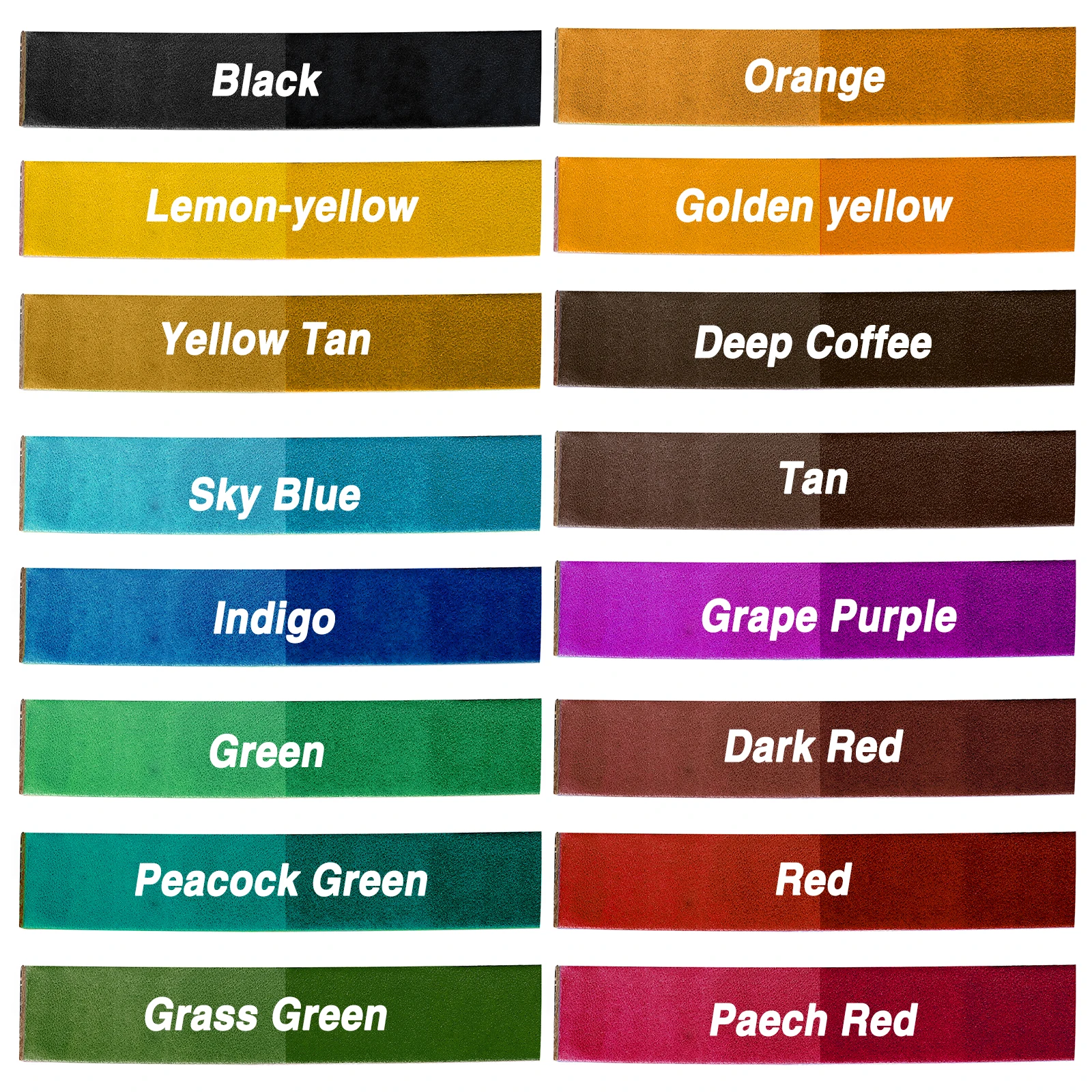 Leather Coloring Pigment Dye Liquid 30ml/Bottle 16colors Leather Repair Car Seat Bag Shoes