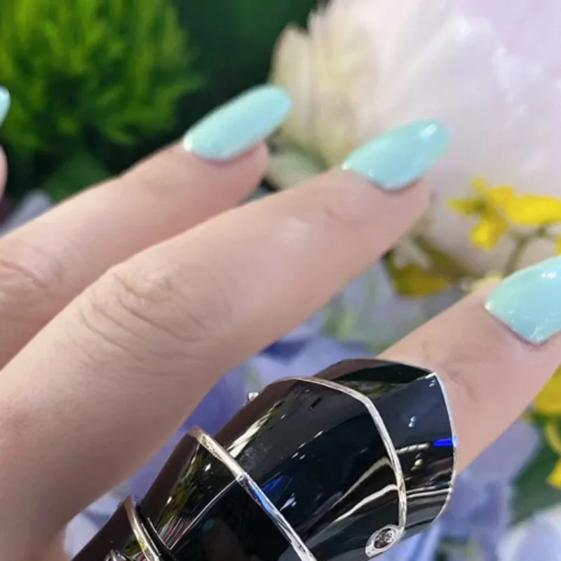 

High Quality Baked Paint Four Section Saturn Ring Dopamine Color Closed Rings for Women Gift Wedding Party