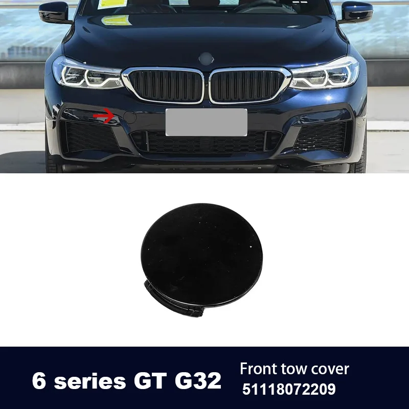 BMW 6 시리즈 GT G32 전후방 범퍼 트레일러 훅 커버 플레이트 견인 외부..